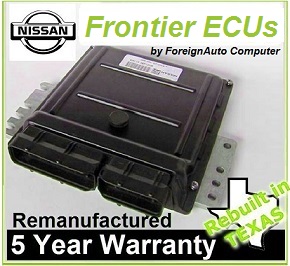 Nissan Frontier ECU Exchange, 5 year warranty 800 241 6689