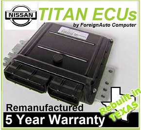 Rebuilt Nissan Titan ECU Exchange 5 year warranty 800 241 6689